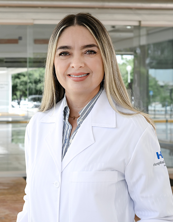 Es la foto de perfil de una pediatra en Culiacán de Hospital Angeles Culiacán.