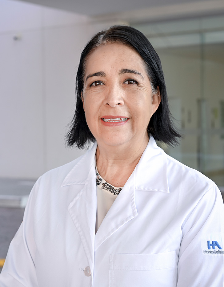 Es la foto de perfil de una pediatra en León de Hospital Angeles León.