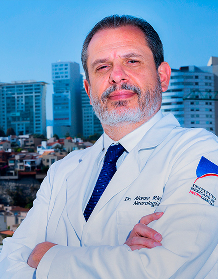 Es la foto de perfil de un neurólogo en Huixquilucan de Hospital Angeles Lomas.