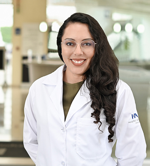 Es la foto de perfil de una angióloga y cirujana vascular en Ciudad de México de Hospital Angeles Roma.