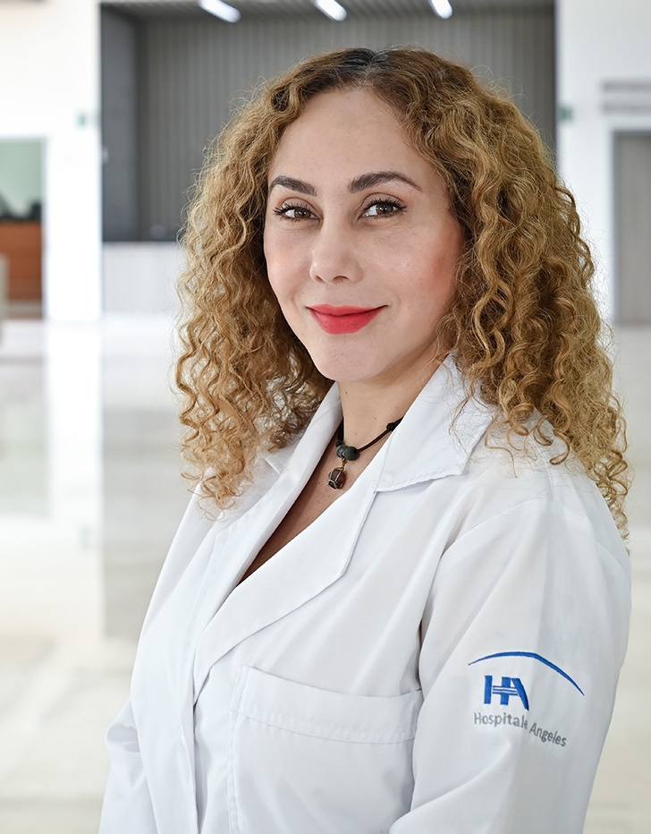 Es la foto de perfil de una ginecóloga y obstetra en Tampico de Hospital Angeles Tampico.