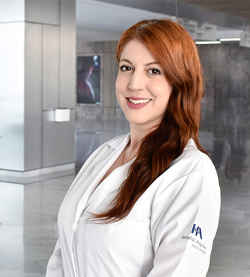 Es la foto de perfil de una geriatra en Querétaro de Hospital Angeles Centro Sur.