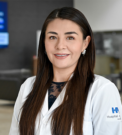 Es la foto de perfil de una ginecóloga y obstetra en San Luis Potosí de Hospital Angeles San Luis Potosí.