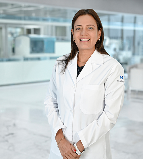 Es la foto de perfil de una hematóloga en Guadalajara de Hospital Angeles Del Carmen.