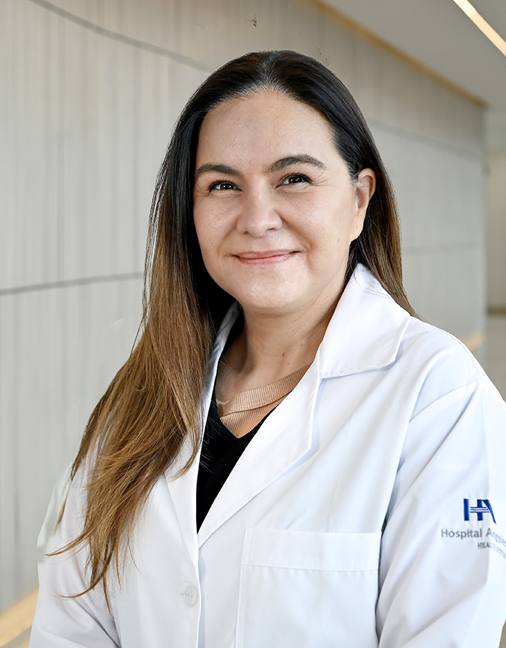 Es la foto de perfil de una dermatóloga en Puebla de Hospital Angeles Puebla.