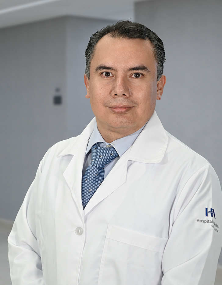 Es la foto de perfil de un otorrinolaringólogo pediátrico y otominolaringólogo en Ciudad de México de Hospital Angeles Lindavista.