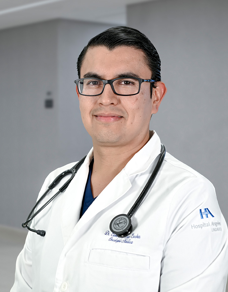 Es la foto de perfil de un oncólogo médico en Ciudad de México de Hospital Angeles Lindavista.