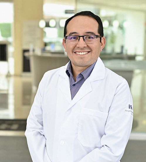 Es la foto de perfil de un gastroenterólogo pediátrico en Ciudad de México de Hospital Angeles Acoxpa.