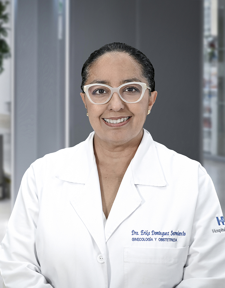 Es la foto de perfil de una ginecóloga y obstetra en Huixquilucan de Hospital Angeles Lomas.