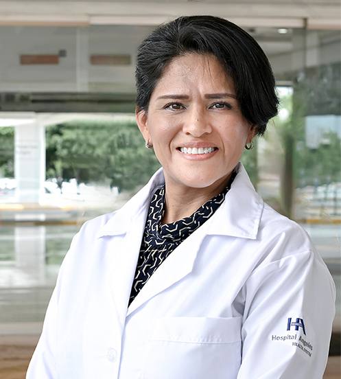 Es la foto de perfil de una endocrinóloga pediátrica en Culiacán de Hospital Angeles Culiacán.