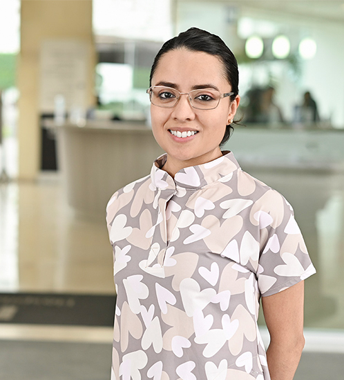 Es la foto de perfil de una ortodoncista en Ciudad de México de Hospital Angeles Acoxpa.