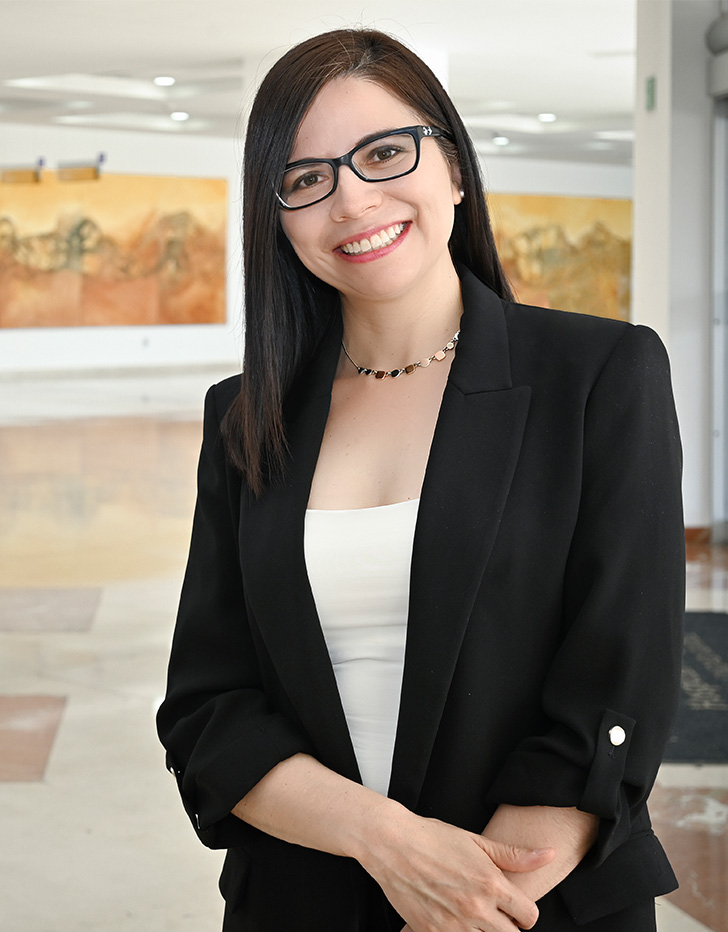 Es la foto de perfil de una pediatra espeializado en inmunología y alergia en Ciudad Juárez de Hospital Angeles Ciudad Juárez. 