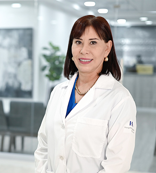 Es la foto de perfil de una cirujana general en Ciudad de México de Hospital Angeles.