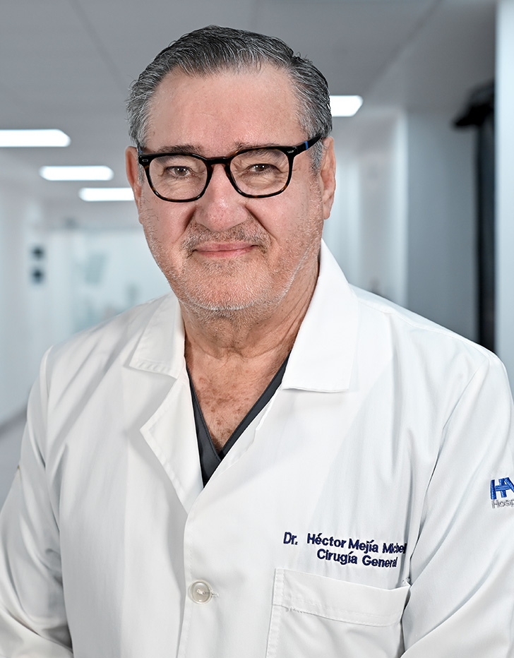 Es la foto de perfil de un cirujano general en Guadalajara de Hospital Angeles Del Carmen.