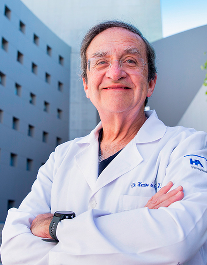 Es la foto de perfil de un otorrinolaringólogo en Huixquilucan de Hospital Angeles Lomas.