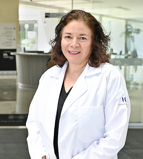 Es la foto de perfil de una otorrinolaringóloga en Ciudad de México de Hospital Angeles Acoxpa.