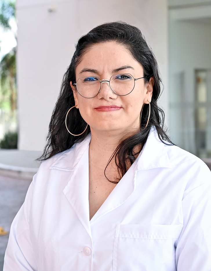 Es la foto de perfil de una cirujana pediátrica en León de Hospital Angeles León.