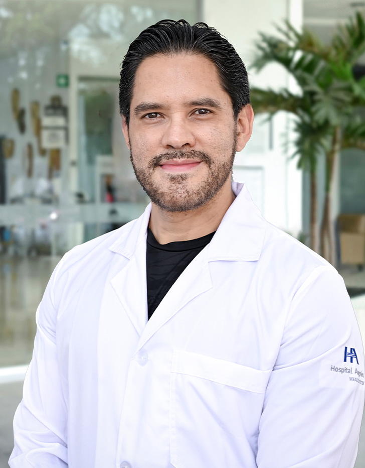 Es la foto de perfil de un especialista en medicina del deporte en Ciudad de México de Hospital Angeles Acoxpa.