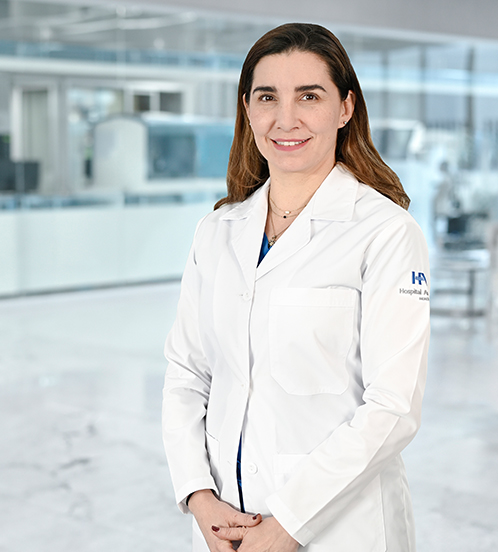 Es la foto de perfil de una cirujana plástica en Guadalajara de Hospital Angeles Del Carmen.