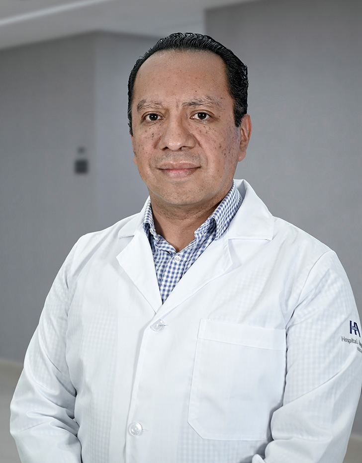 Es la foto de perfil de un gastroenterólogo pediátrico en Ciudad de México de Hospital Angeles Lindavista.