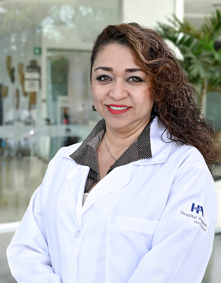 Es la foto de perfil de una psiquiatra en Ciudad de México de Hospital Angeles Acoxpa.