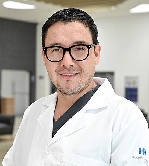 Es la foto de perfil de un cirujano general en San Luis Potosí de Hospital Angeles.