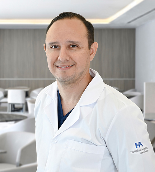 Es la foto de perfil de un neumólogo pediátrico en San Pedro Garza de Hospital Angeles Valle Oriente.