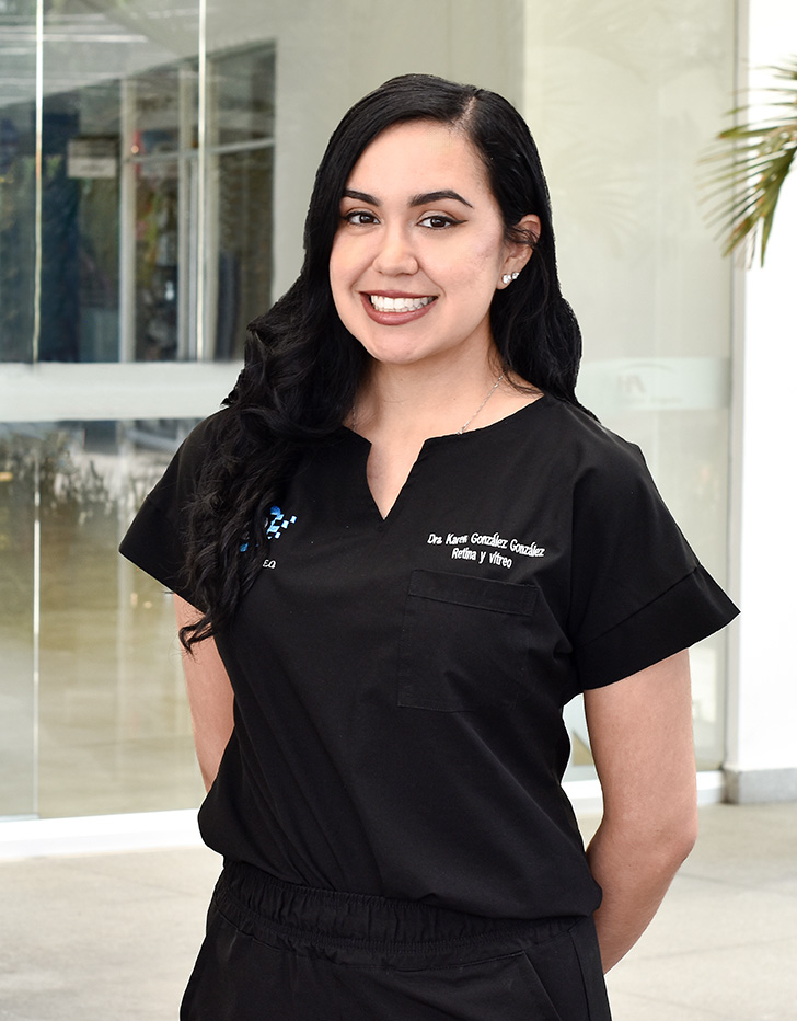 Es la foto de perfil de una oftalmóloga en Ciudad de México de Hospital Angeles Acoxpa.