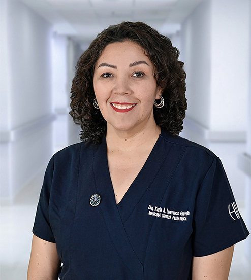 Es la foto de perfil de una especialista en medicina crítica pediátrica en Cd. Juárez de Hospital Angeles Ciudad Juárez.