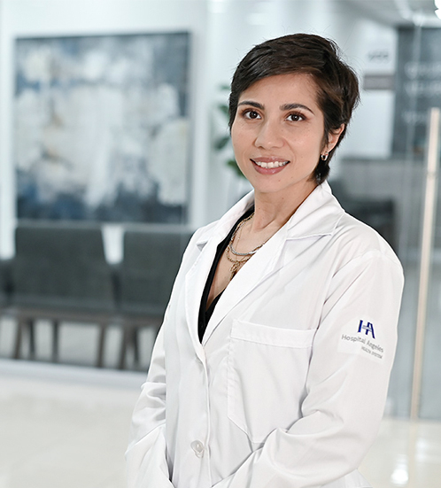 Es la foto de perfil de una especialista en medicina interna en Ciudad de México de Hospital Angeles Acoxpa.