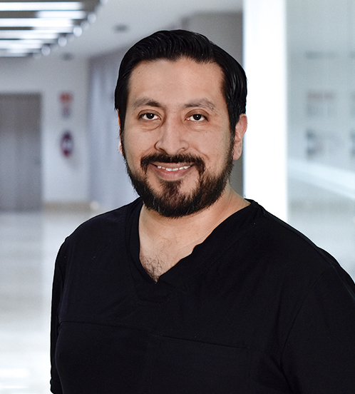 Es la foto de perfil de un cirujano oncólogo en Huixquilucan de Hospital Angeles Lomas.