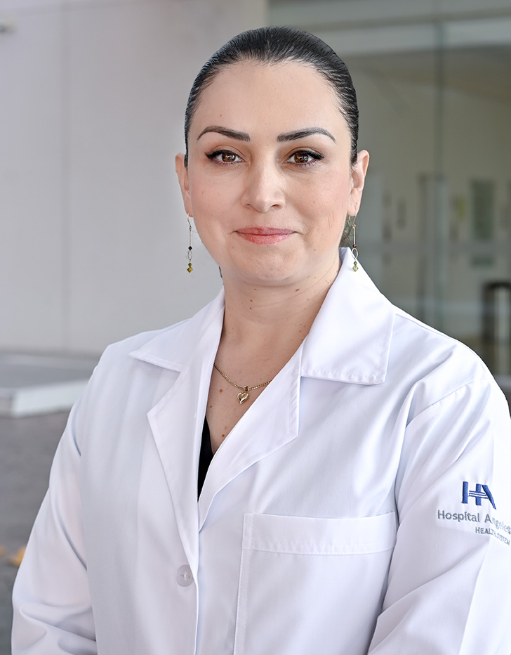 Es la foto de perfil de una ginecóloga en León de Hospital Angeles.