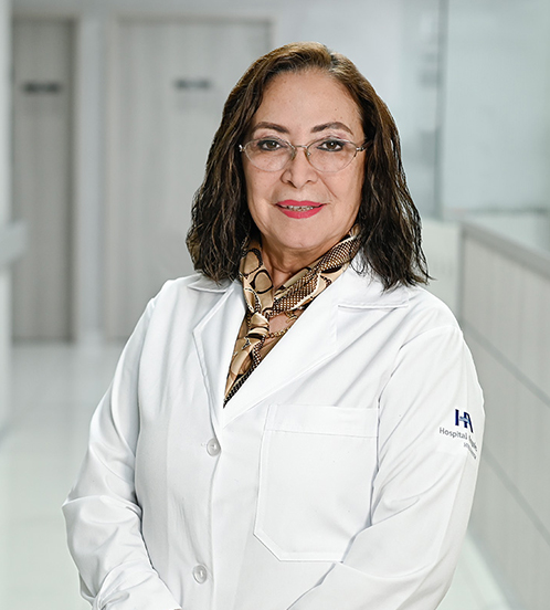 Es la foto de perfil de una ginecóloga en Ciudad de México de Hospital Angeles México.