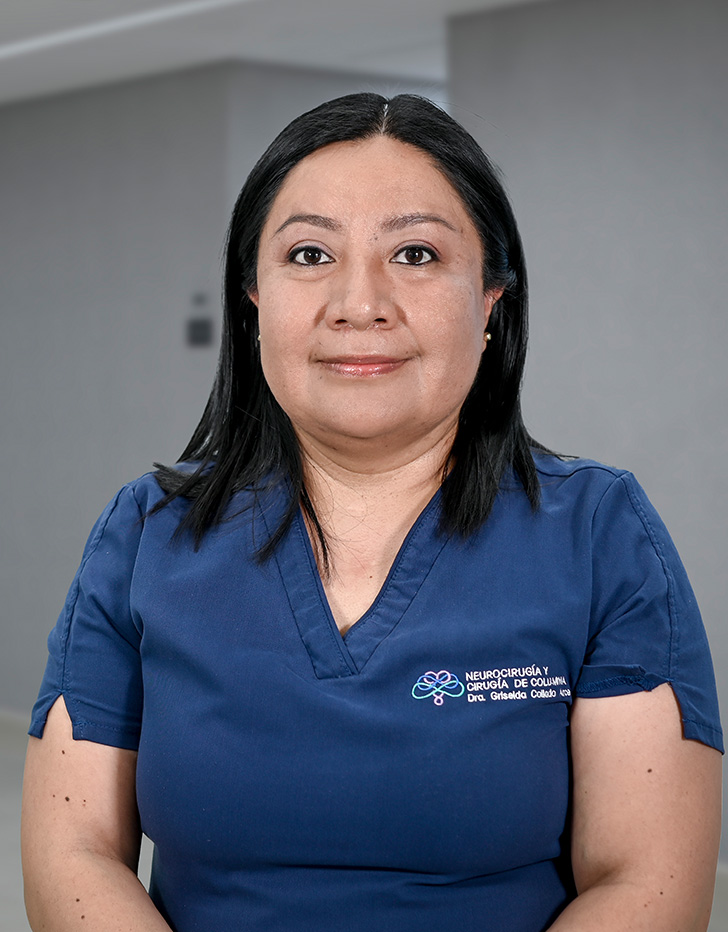 Es la foto de perfil de una cirujana neurológica en Ciudad de México de Hospital Angeles Metropolitano.