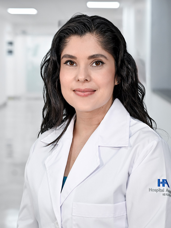 Es la foto de perfil de una endocrinóloga pediátrica en Guadalajara de Hospital Angeles Del Carmen.