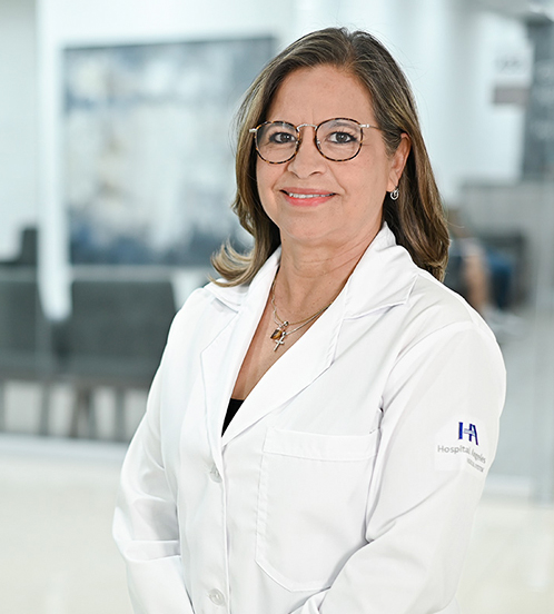 Es la foto de perfil de una ginecóloga en Ciudad de México de Hospital Angeles Acoxpa.