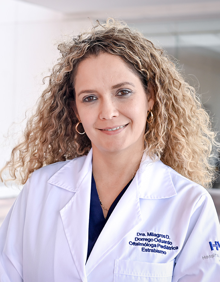 Es la foto de perfil de una oftalmóloga pediátrica en León de Hospital Angeles León.