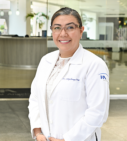 Es la foto de perfil de una ginecóloga y obstetra en Ciudad de México de Hospital Angeles Acoxpa.