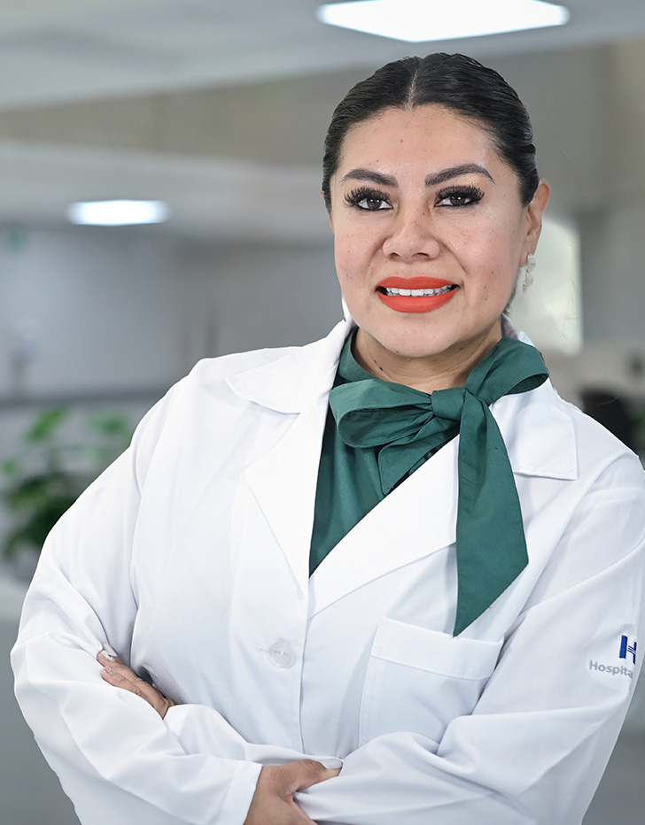 Es la foto de perfil de una cirujana plástica en Ciudad de México de Hospital Angeles Metropolitano.