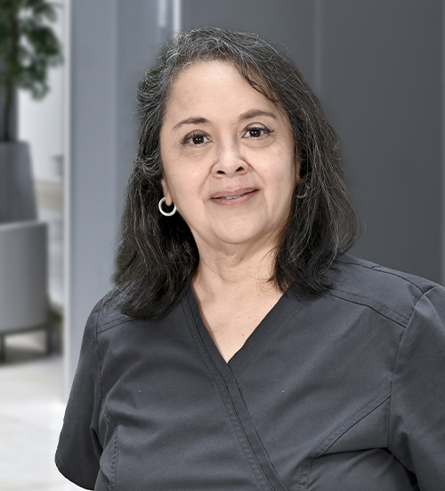 Es la foto de perfil de una internista y geriatra en Huixquilucan de Hospital Angeles Lomas.