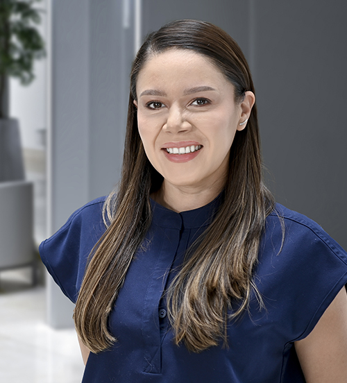 Es la foto de perfil de una hematóloga en Huixquilucan de Hospital Angeles Lomas.