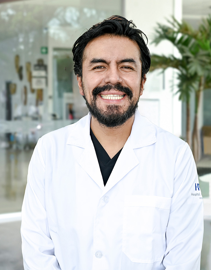 Es la foto de perfil de un cirujano maxilofacial especializado en necesidades médicas en Ciudad de México de Hospital Angeles Acoxpa.