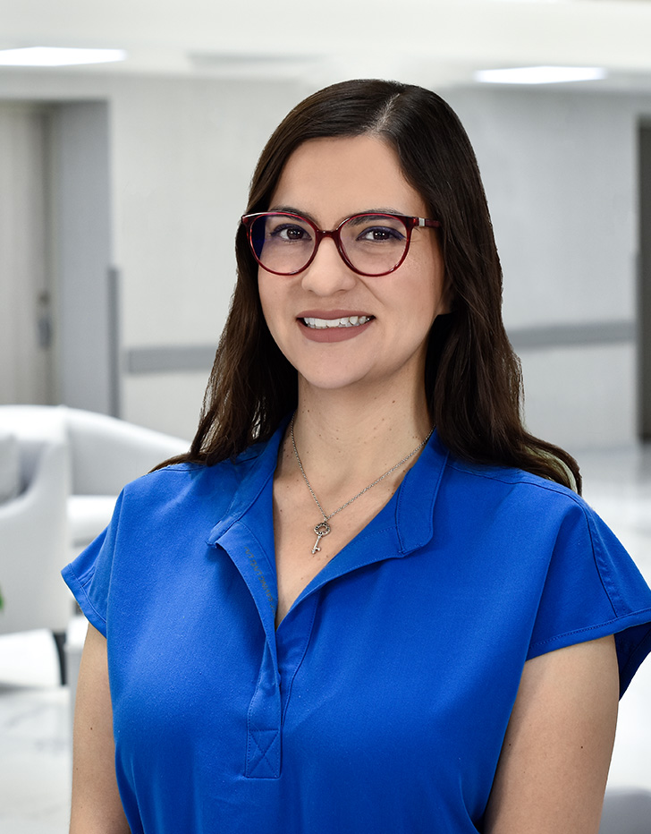 Es la foto de perfil de una neumóloga pediátrica en Ciudad de México de Hospital Angeles Metropolitano.