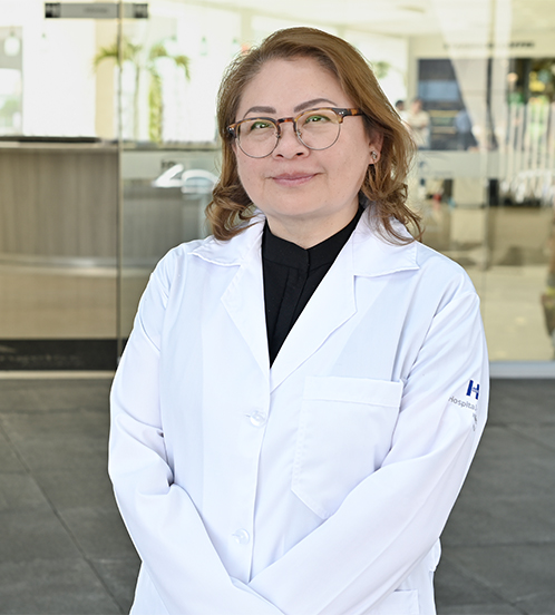 Es la foto de perfil de una ginecóloga y obstetra en Ciudad de México de Hospital Angeles Acoxpa.