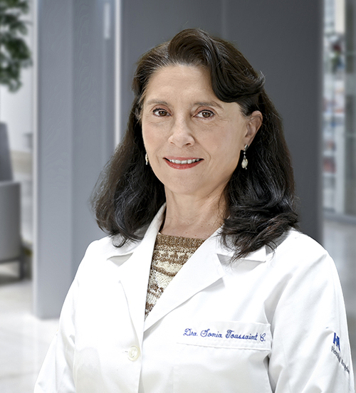 Es la foto de perfil de una dermatóloga en Huixquilucan de Hospital Angeles Lomas.