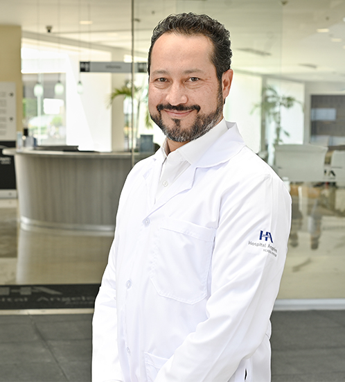 Es la foto de perfil de un cirujano general en Ciudad de México de Hospital Angeles Acoxpa.