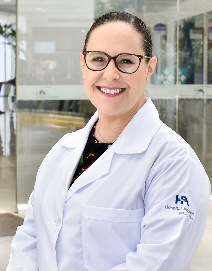 Es la foto de perfil de una especialista en audiología y foniatría en Ciudad de México de Hospital Angeles Acoxpa.