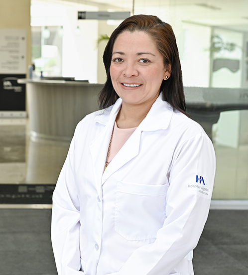 Es la foto de perfil de una cirujana general en Ciudad de México de Hospital Angeles Acoxpa.